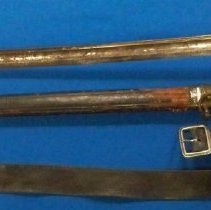 Officer's sword and scabbard