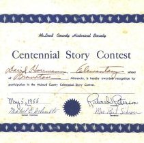 Centennial Story Contest
