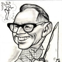 Lauritz Juul drawing, 1968