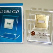 LCD table clock & box