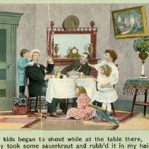 A dozen kids began to shout