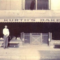 Joe Knaff at Kurth's Bakery, Hutchinson MN