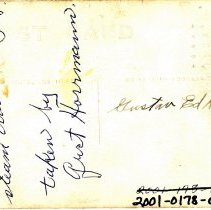 Great Northern locomotive & Danish Nazareth church, Hutchinson, MN-reverse