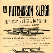Advertisement: The Hutchinson Sleigh