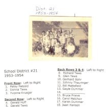 District 21 Students,1953-54