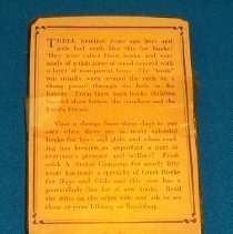 Hornbook shaped wood