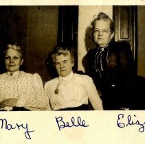 Three elderly Anderson Family women