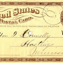 Addressed to Ignatius Donnelly