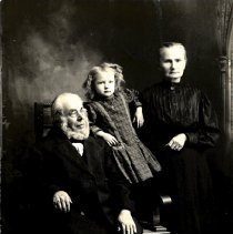 Louise Schlagel & her grandparents