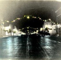 Christmas lights, Franklin Ave, Glencoe MN