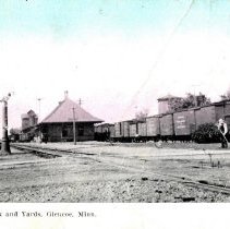 R.R. Depot, Park & Yards, Glencoe, MN