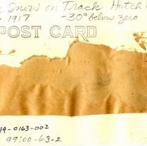 Snowy RR tracks between Silver Lake & Hutchinson MN-reverse