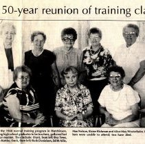 1940 Hutchinson normal training class reunion
