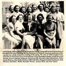 1940 Hutchinson normal training class