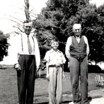 Bernhard, Orlin & Edward Knick-3 generations