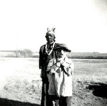 Barbara & Duane Dascher, School Dist 20 Halloween, 1952