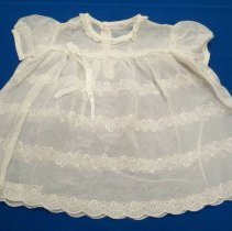 White infant's dress
