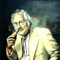 Oil painting of Les Kouba by Marian Anderson