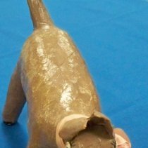 Papier Mache' dog