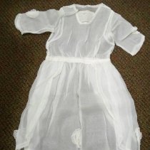 White organdy confirmation dress