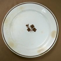 Ironstone china dinner plate