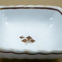 Ironstone china square baking/serving dish