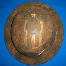 World War I military helmet