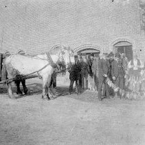 Behind Moy saloon, Winsted, MN