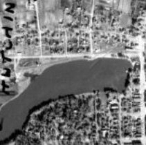 Hutchinson, MN aerial view, 1937