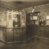 Frank Mann & Wm Peik in Brownton, MN Bank