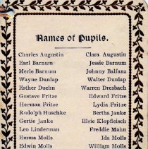 Souvenir card from School District #26