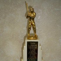 1951 Region 7B Baseball Championship trophy