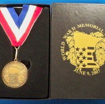 Minn. WW II Memorial Dedication medal