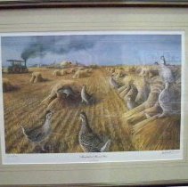 "Sharptails at Harvest Time"