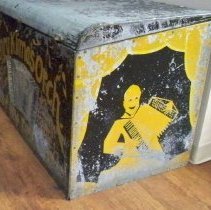 Henry Klima's large metal trunk