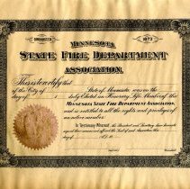 J. W. Baseman certificate