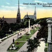 Grand Ave West from 8th St, Milwaukee, Wis.