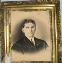 Charcoal drawing of unknown man