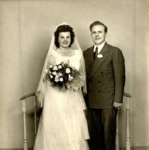 Wedding: Ed Maresh & Elizabeth Martin, 1946