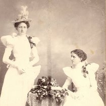 Miss Robbins and Unidentified Woman