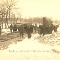 Laying Tracks West of Winsted, MN