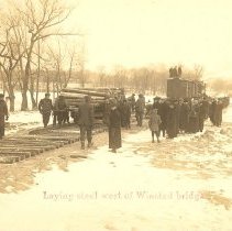 Laying Track West of Winsted, MN