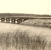 Railroad Bridge Across Winsted Lake