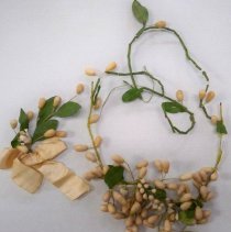 Bridal headpiece &  groom's boutonniere