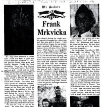 Frank Mrkvicka biography