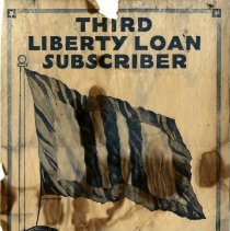 Third liberty loan subscriber sheet.