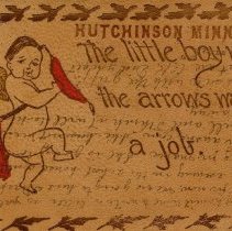 The Little boy with the arrows