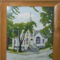 Vineyard Methodist Church painting