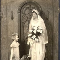Flower Girl Shirley Moehring & Bride Ann Weber