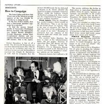 Hubert Humphrey campaign, 1953